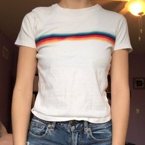 Brandy Melville rainbow top